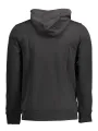 Cavalli Class Herren LANGARM-KAPUZENPULLOVER Schwarz
