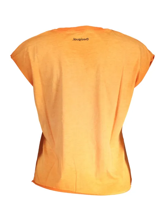 Desigual Damen KURZARM-T-SHIRT Orange | online kaufen
