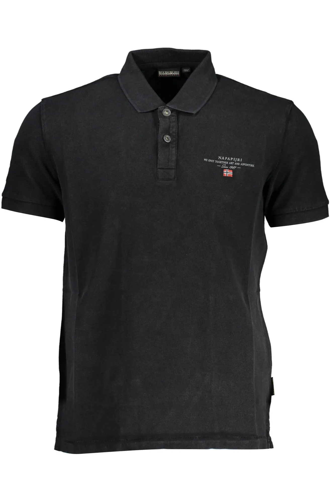 Herren KURZARM-POLO Schwarz NP0A4GDLELBASSS4_A5CDD43_NERO041