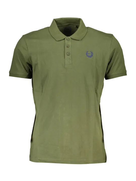 GIAN MARCO VENTURI Herren KURZARM-POLOSHIRT Grün