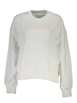 Calvin Klein Damen Sweatshirt Weiß XL mieten bei Flex-Fashion