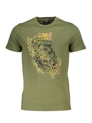Cavalli Class Herren KURZARM-T-SHIRT Grün | online kaufen