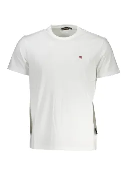 Napapijri Herren T-Shirt Weiß mieten | Flex-Fashion Verleih
