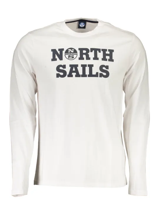 North Sails Herren LANGARM-T-SHIRT Weiß | online kaufen