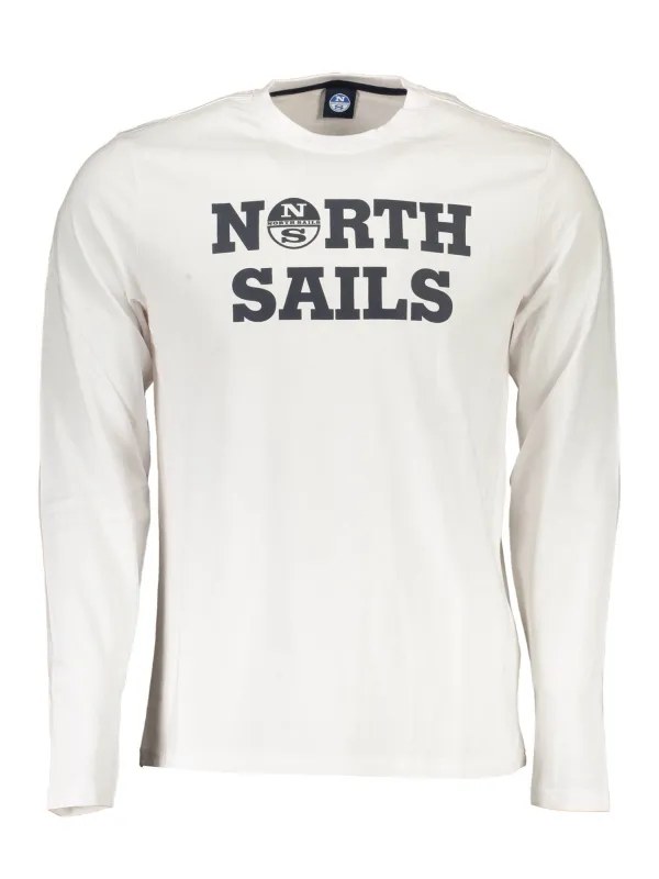 North Sails Herren LANGARM-T-SHIRT Weiß | online kaufen
