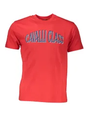 Cavalli Class Herren KURZARM-T-SHIRT Rot | online kaufen