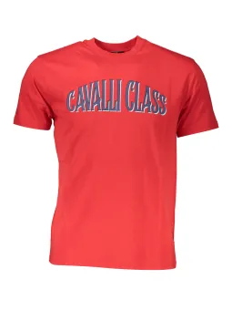 Cavalli Class Herren T-Shirt Rot leihen - Flex-Fashion Verleih