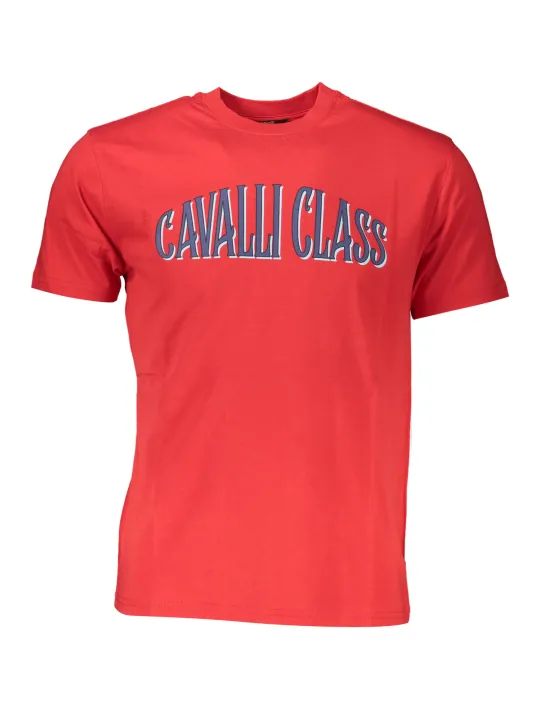 Cavalli Class Herren KURZARM-T-SHIRT Rot | online kaufen