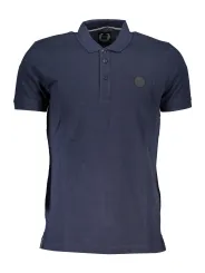 GIAN MARCO VENTURI Herren KURZARM-POLO Blau | online kaufen
