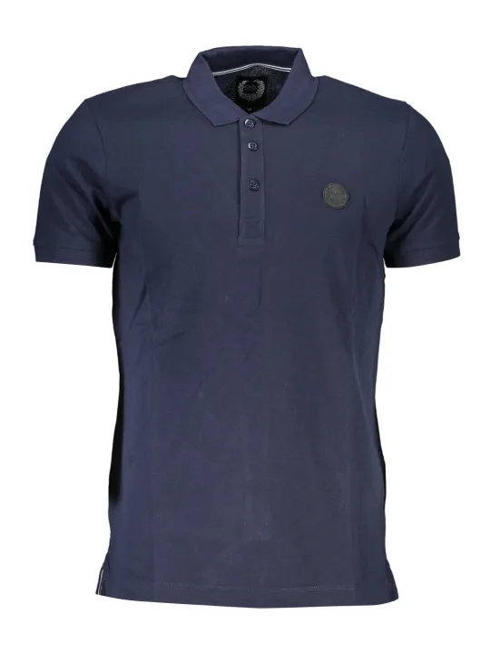 GIAN MARCO VENTURI Herren KURZARM-POLO Blau | online kaufen