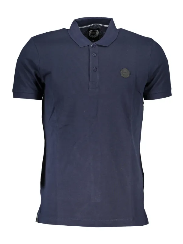 GIAN MARCO VENTURI Herren KURZARM-POLO Blau | online kaufen