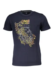 Cavalli Class Herren KURZARM-T-SHIRT Blau | online kaufen