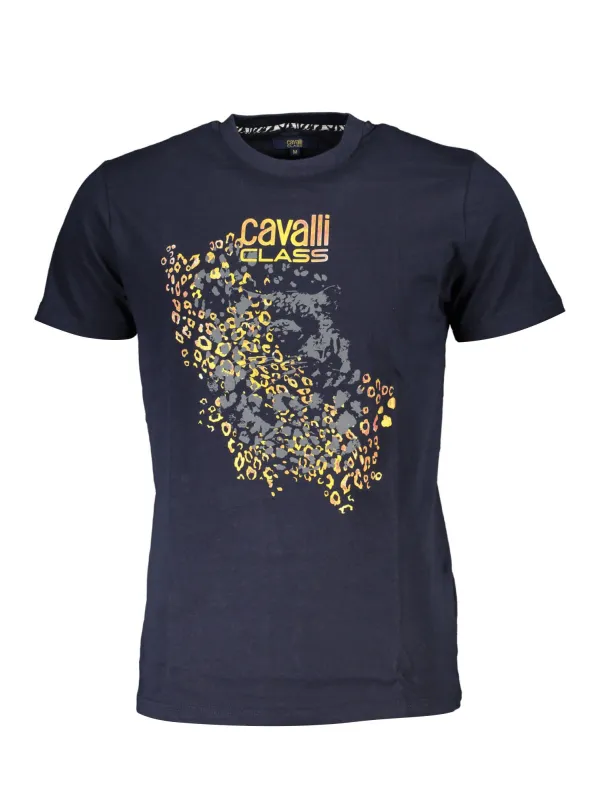 Cavalli Class Herren KURZARM-T-SHIRT Blau | online kaufen