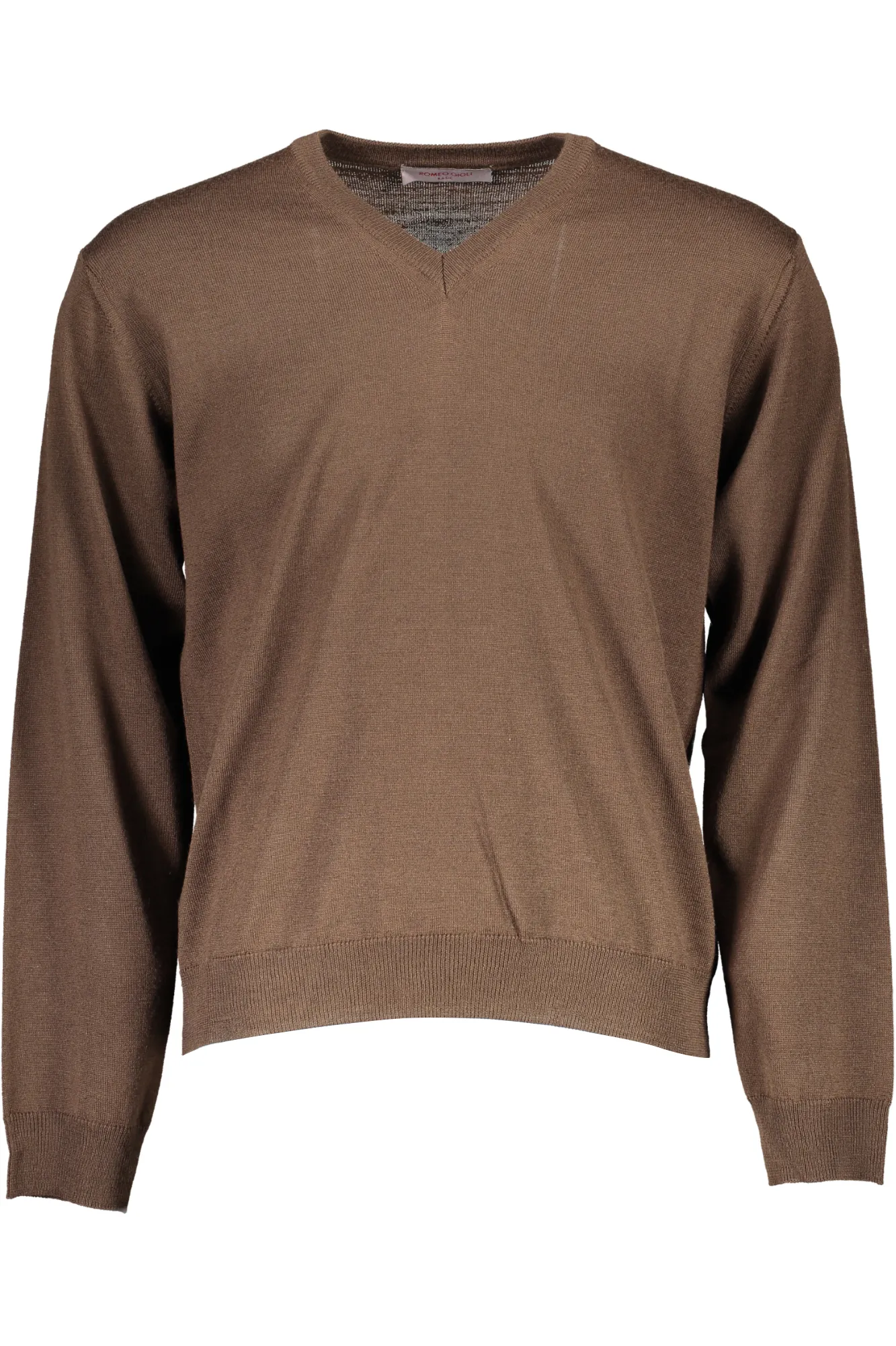 Herren LANGARMPULLOVER Braun RGV_CFB5743_MARRONEC90