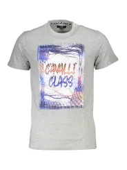 Cavalli Class Herren KURZARM-T-SHIRT Grau | online kaufen