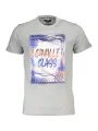 Cavalli Class Herren KURZARM-T-SHIRT Grau | online kaufen