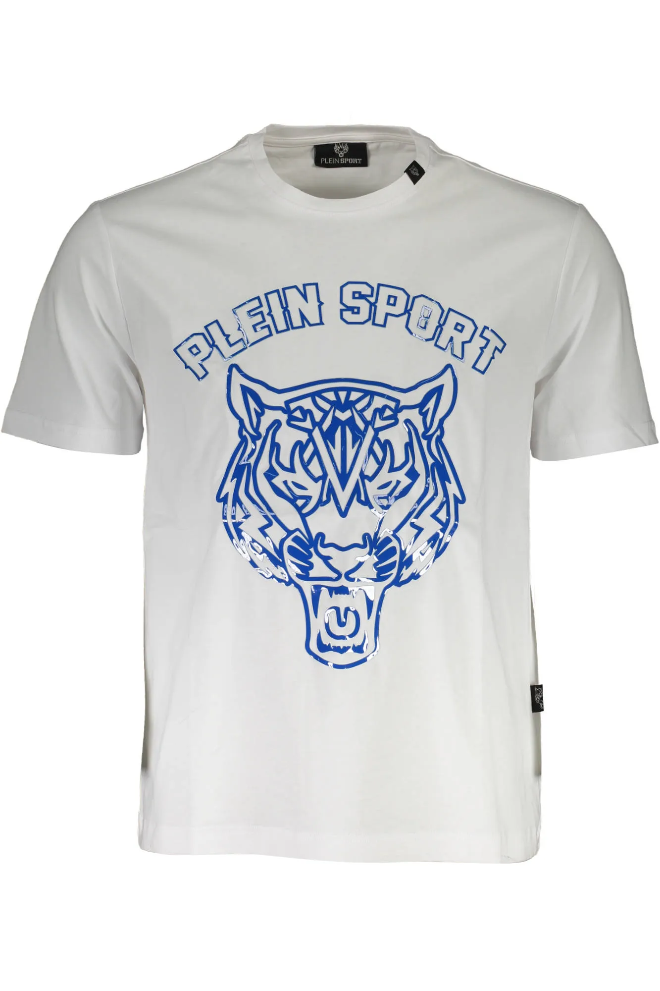 Herren KURZARM-T-SHIRT Weiß TIPS113_7E37A48_BIANCO01WH