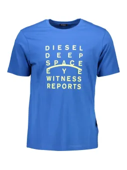 Diesel Herren T-Shirt Blau mieten | Flex-Fashion Verleih
