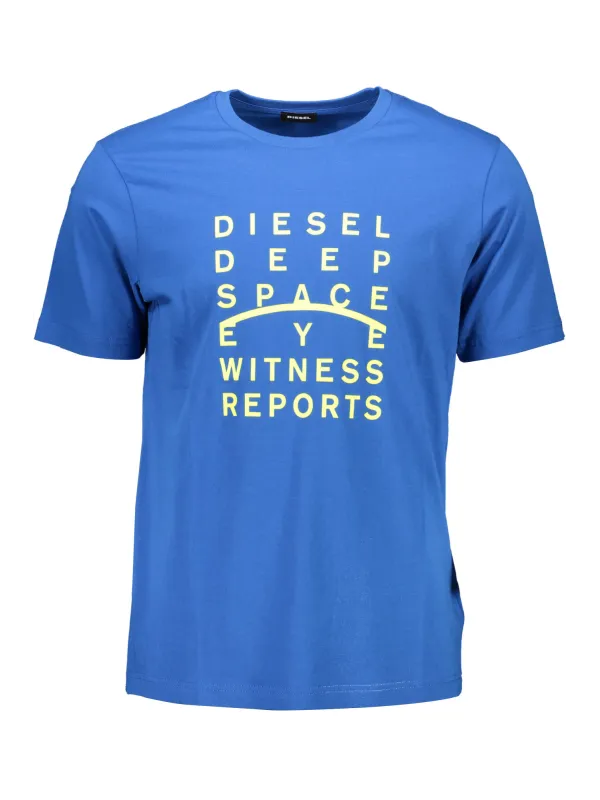 Diesel Herren KURZARM-T-SHIRT Blau | online kaufen
