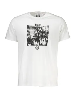 GIAN MARCO VENTURI Herren KURZARM-T-SHIRT Weiß