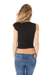 ZUELEMENTS Damen KURZARM-T-SHIRT Schwarz | online kaufen