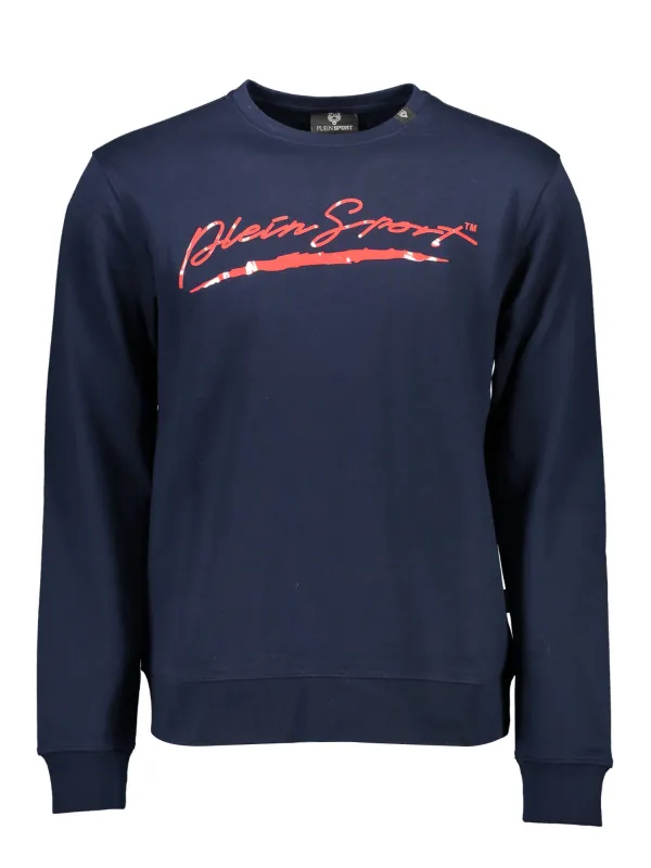 Plein Sport Herren LANGARM-SWEATSHIRT Blau | online kaufen