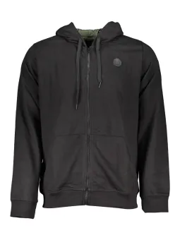 GIAN MARCO VENTURI Herren LANGARM-KAPUZENSWEATSHIRT Schwarz