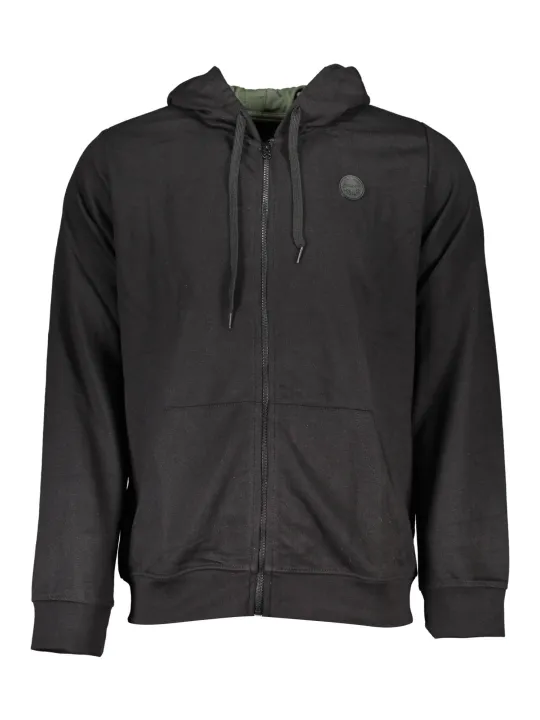 GIAN MARCO VENTURI Herren LANGARM-KAPUZENSWEATSHIRT Schwarz