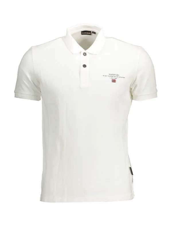 Napapijri Herren KURZARM-POLO Weiß | online kaufen