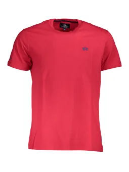LA MARTINA Herren T-Shirt Rot leihen - Flex-Fashion Verleih
