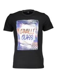 Cavalli Class Herren KURZARM-T-SHIRT Schwarz | online kaufen