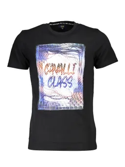 Cavalli Class Herren T-Shirt Schwarz mieten | Flex-Fashion