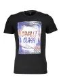 Cavalli Class Herren KURZARM-T-SHIRT Schwarz | online kaufen