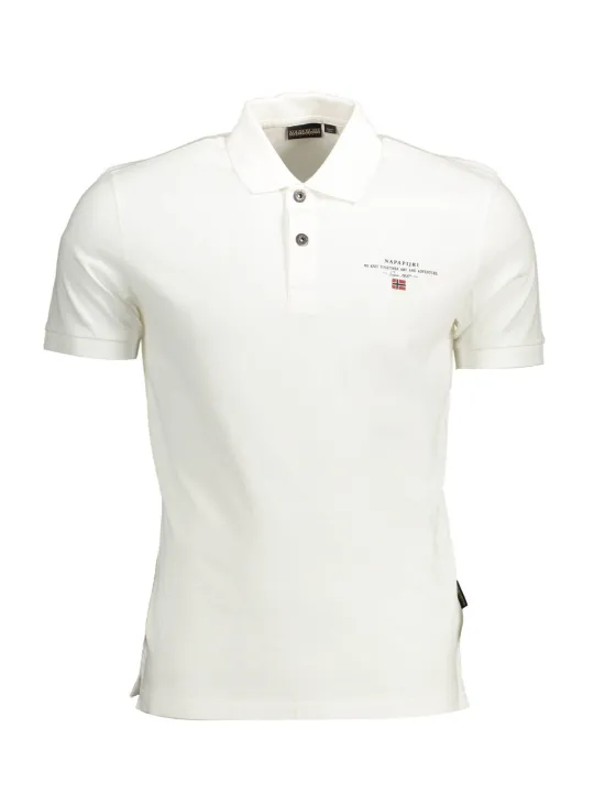 Napapijri Herren KURZARM-POLO Weiß | online kaufen