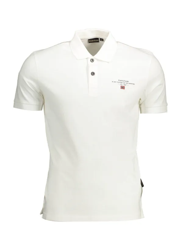 Napapijri Herren KURZARM-POLO Weiß | online kaufen