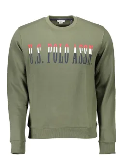 U.S. POLO Herren LANGARM-SWEATSHIRT Grün | online kaufen