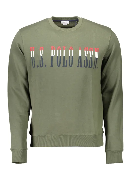 U.S. POLO Herren LANGARM-SWEATSHIRT Grün | online kaufen
