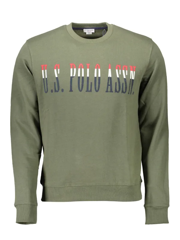 U.S. POLO Herren LANGARM-SWEATSHIRT Grün | online kaufen