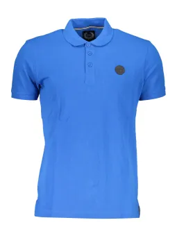GIAN MARCO VENTURI Herren KURZARM-POLO Blau | online kaufen