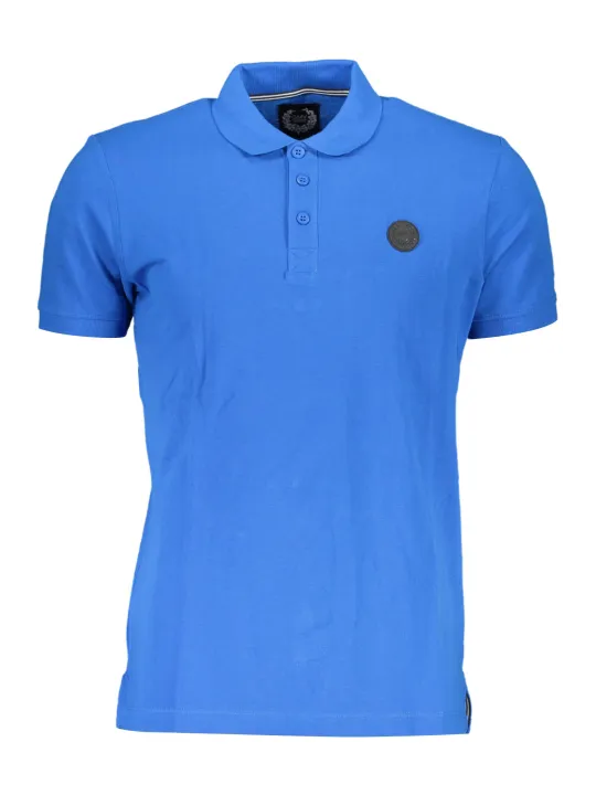 GIAN MARCO VENTURI Herren KURZARM-POLO Blau | online kaufen