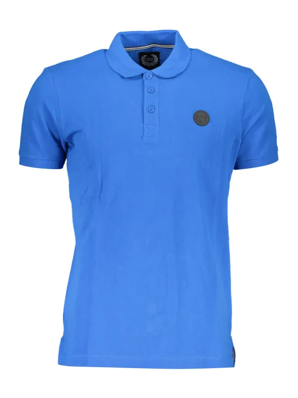 GIAN MARCO VENTURI Herren KURZARM-POLO Blau | online kaufen