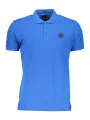 GIAN MARCO VENTURI Herren KURZARM-POLO Blau | online kaufen