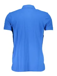 GIAN MARCO VENTURI Herren KURZARM-POLO Blau | online kaufen