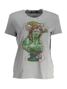 Desigual Damen T-Shirt Grau mieten – Flex-Fashion Verleih