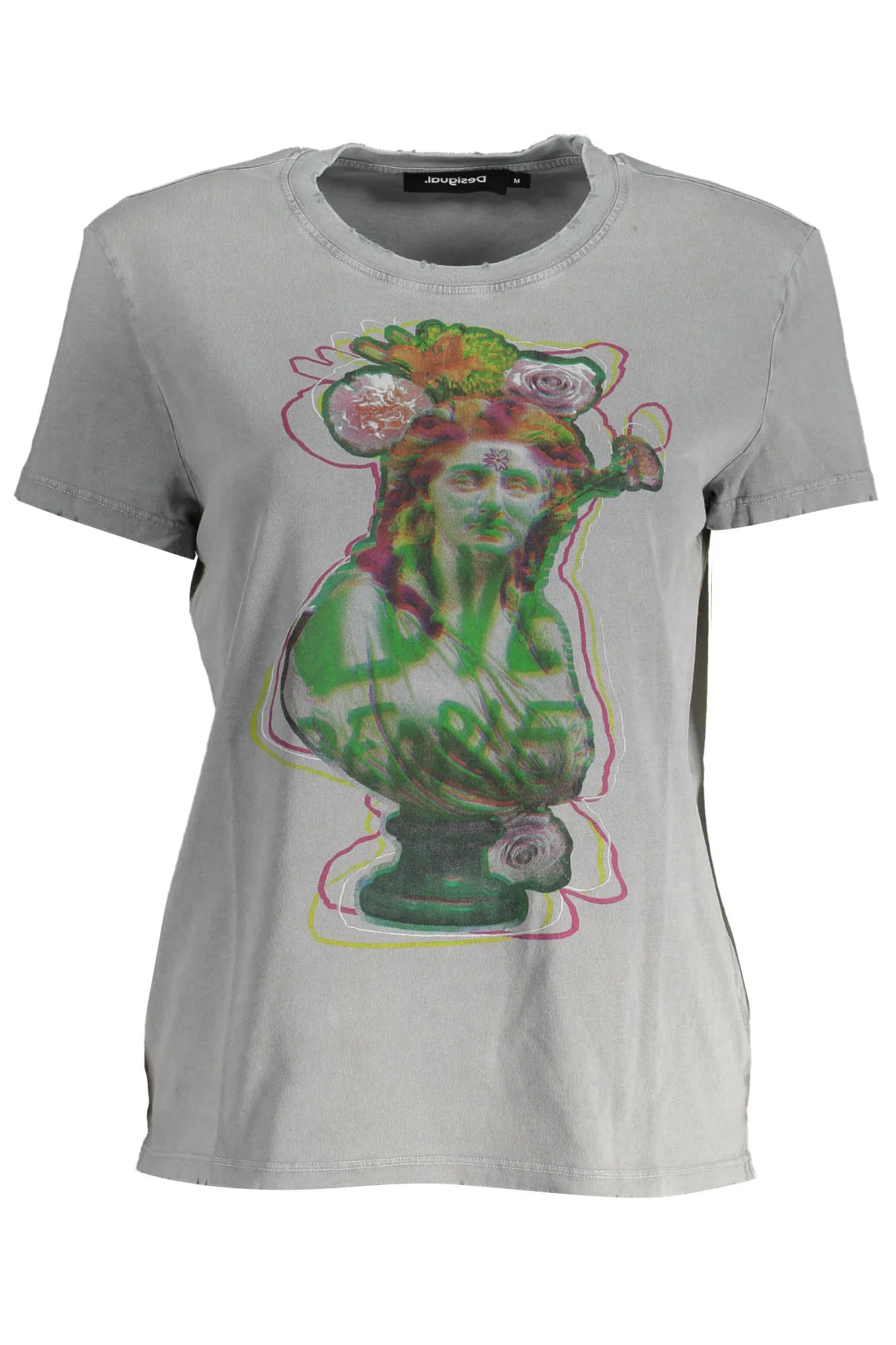 Damen KURZARM-T-SHIRT Grau 23SWTK24_9679B31_GRIGIO5018