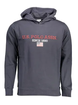 U.S. POLO Herren Kapuzenpullover Blau mieten - Flex-Fashion
