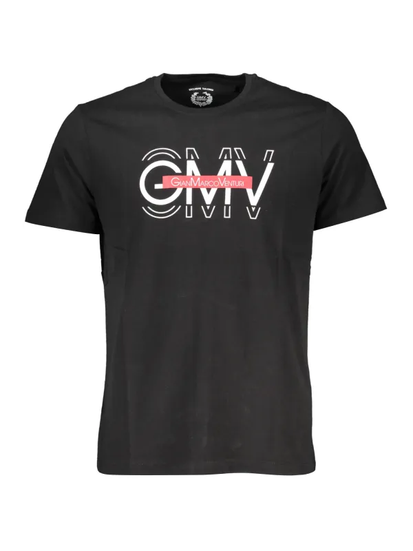 GIAN MARCO VENTURI Herren KURZARM-T-SHIRT Schwarz