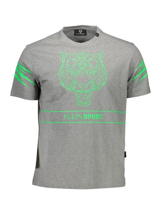 Plein Sport Herren KURZARM-T-SHIRT Grau | online kaufen