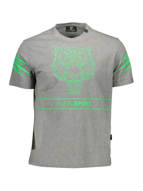 Plein Sport Herren KURZARM-T-SHIRT Grau | online kaufen