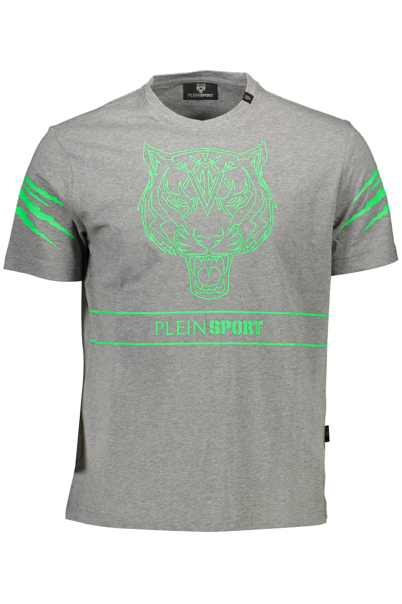 Herren KURZARM-T-SHIRT Grau TIPS102_096AD91_GRIGIO94GR